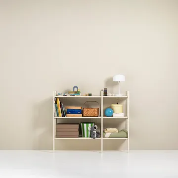 Portal libreria small, Off white, 123 cm - TÔNN furniture