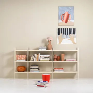 Portal libreria small, Off white, 201 cm - TÔNN furniture