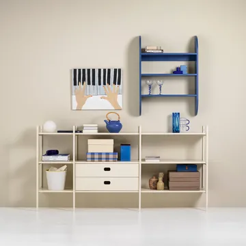 Portal libreria small, Off white, 201 cm - TÔNN furniture