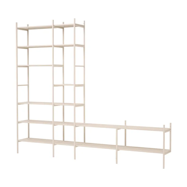 Portal TV-mensola, Off white, 279 cm - TÔNN furniture