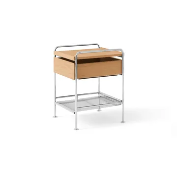 Alima NDS3 tavolino - Rovere laccato-cromo - &Tradition