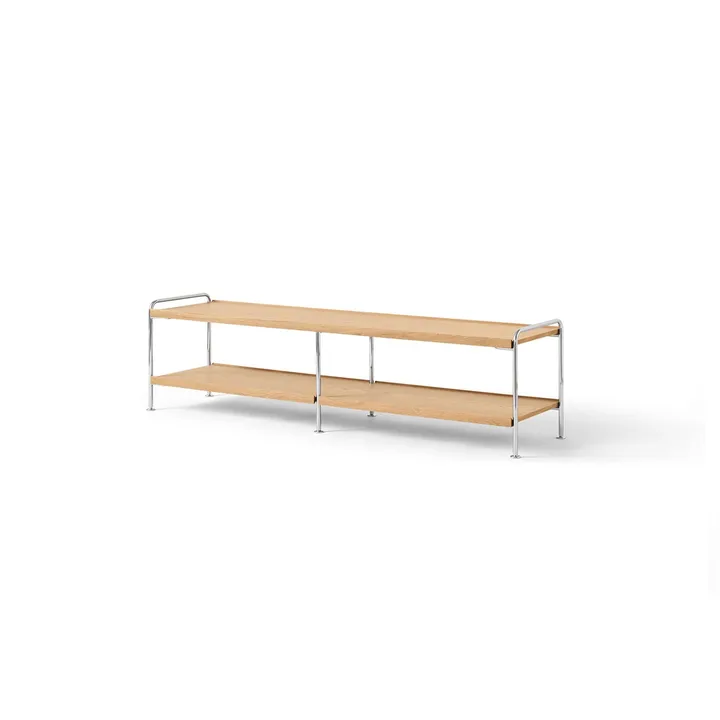 Alima NDS4 mensola console - Rovere laccato-cromo, 162x42x38 cm - &Tradition