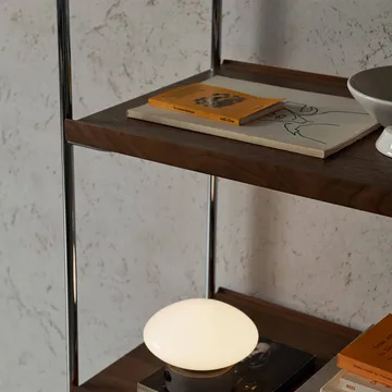 Alima NDS6 mensola - Noce laccato-cromo - &Tradition