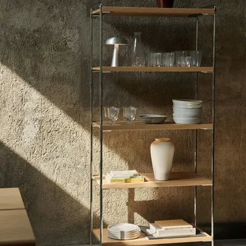 Alima NDS6 mensola - Rovere laccato-cromo - &Tradition