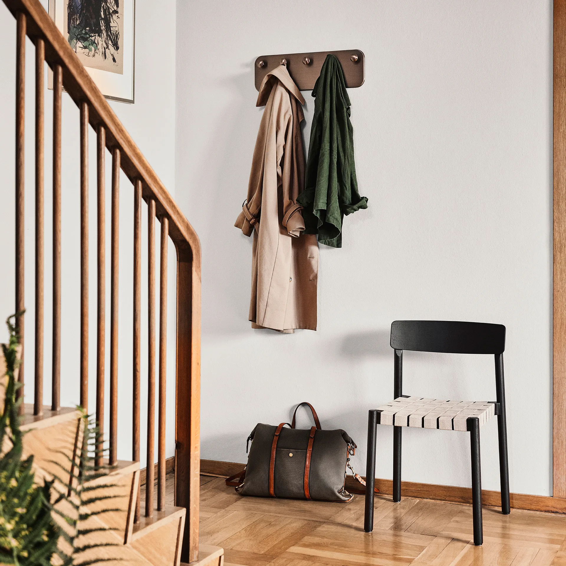 Appendiabiti Collect SC47 54 cm, ottone bronzato &Tradition