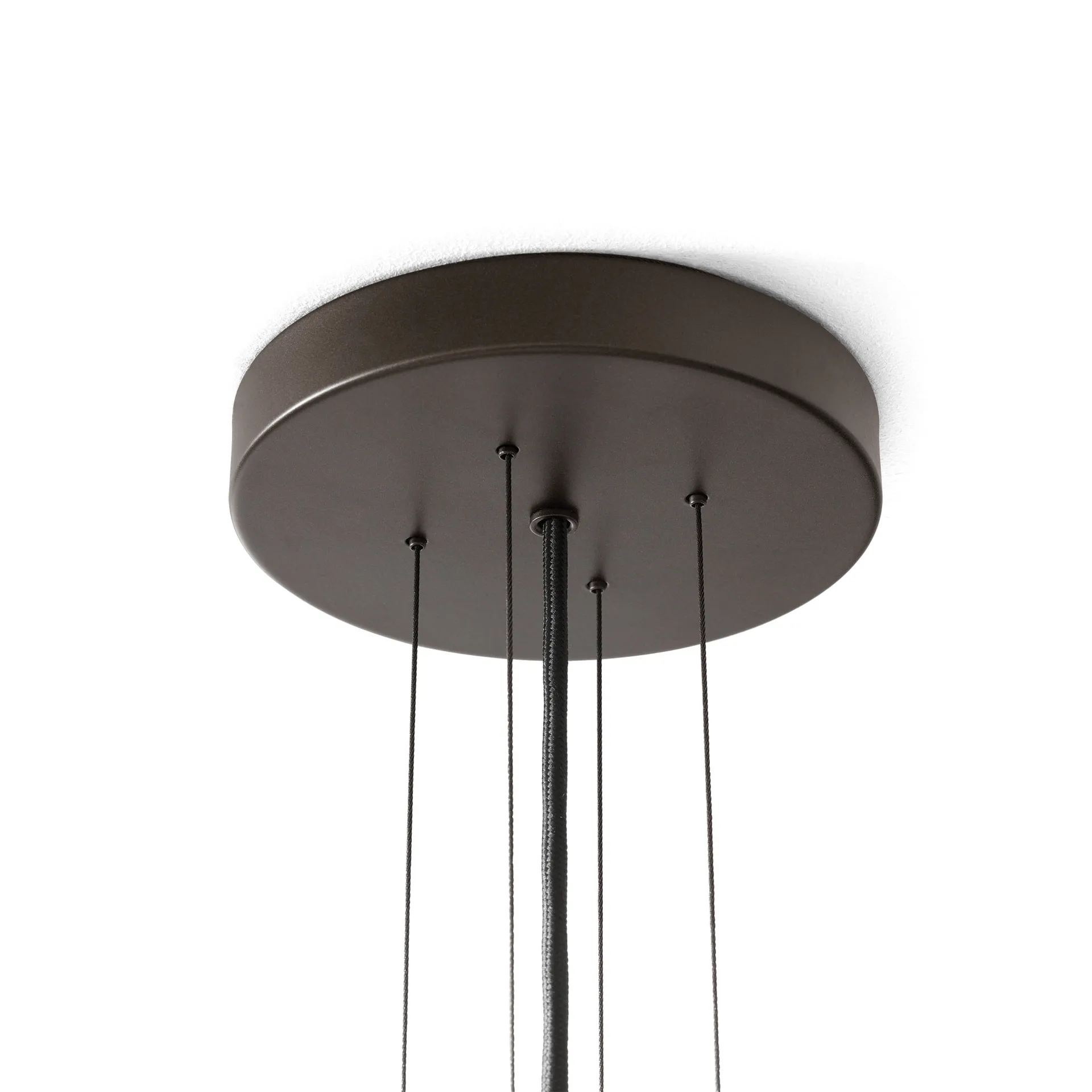 Bella chandelier sospensione, SC115, Bronzed & Soft Canvas, Ø54 cm &Tradition