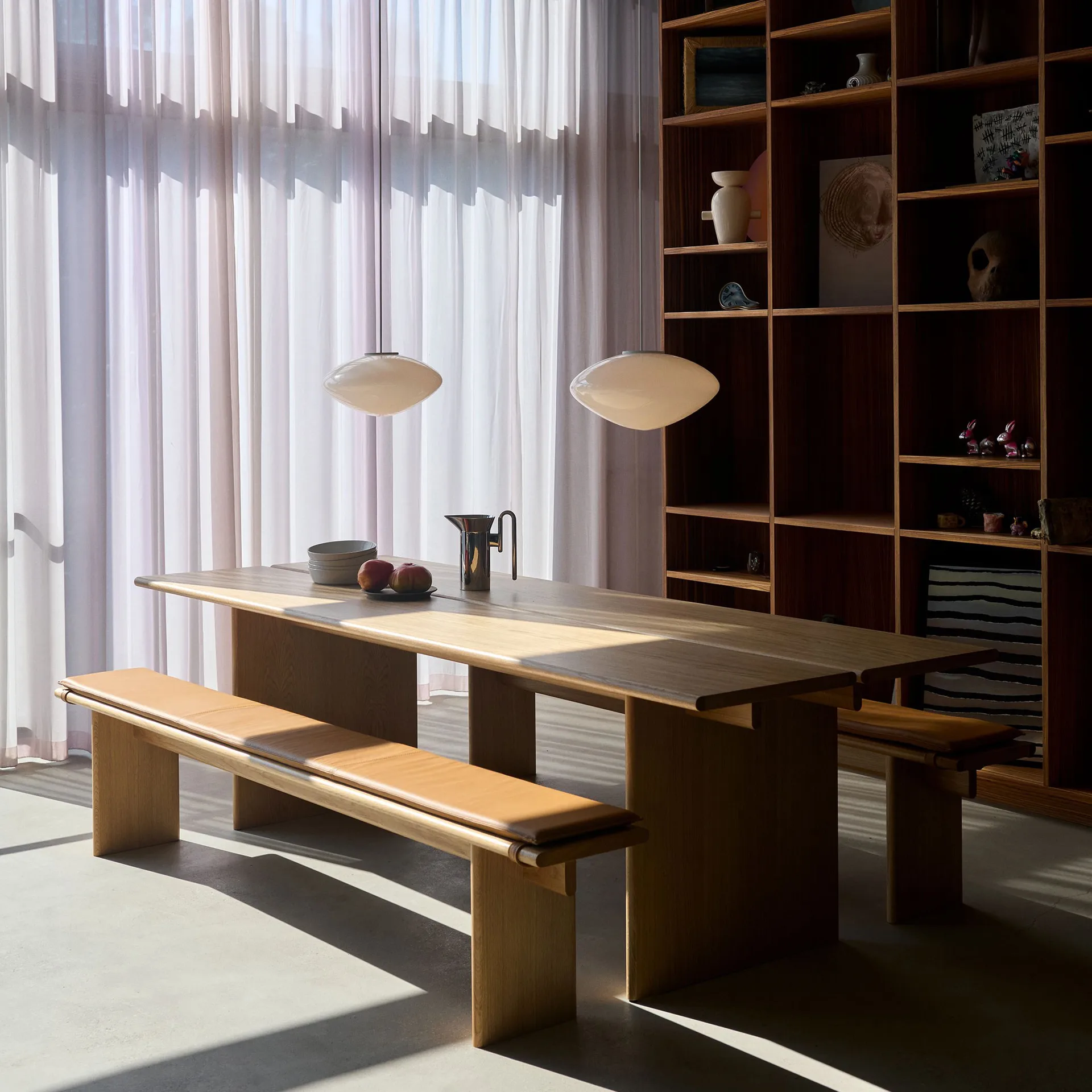 Cuscino per panca Ita OS6 230 cm, Noble leather congnac &Tradition