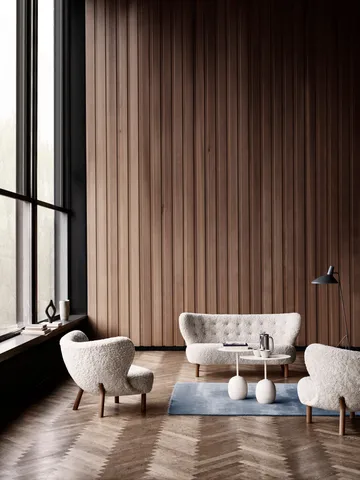 Divano Little Petra VB2 - Rovere bianco oliato-Sahara - &Tradition