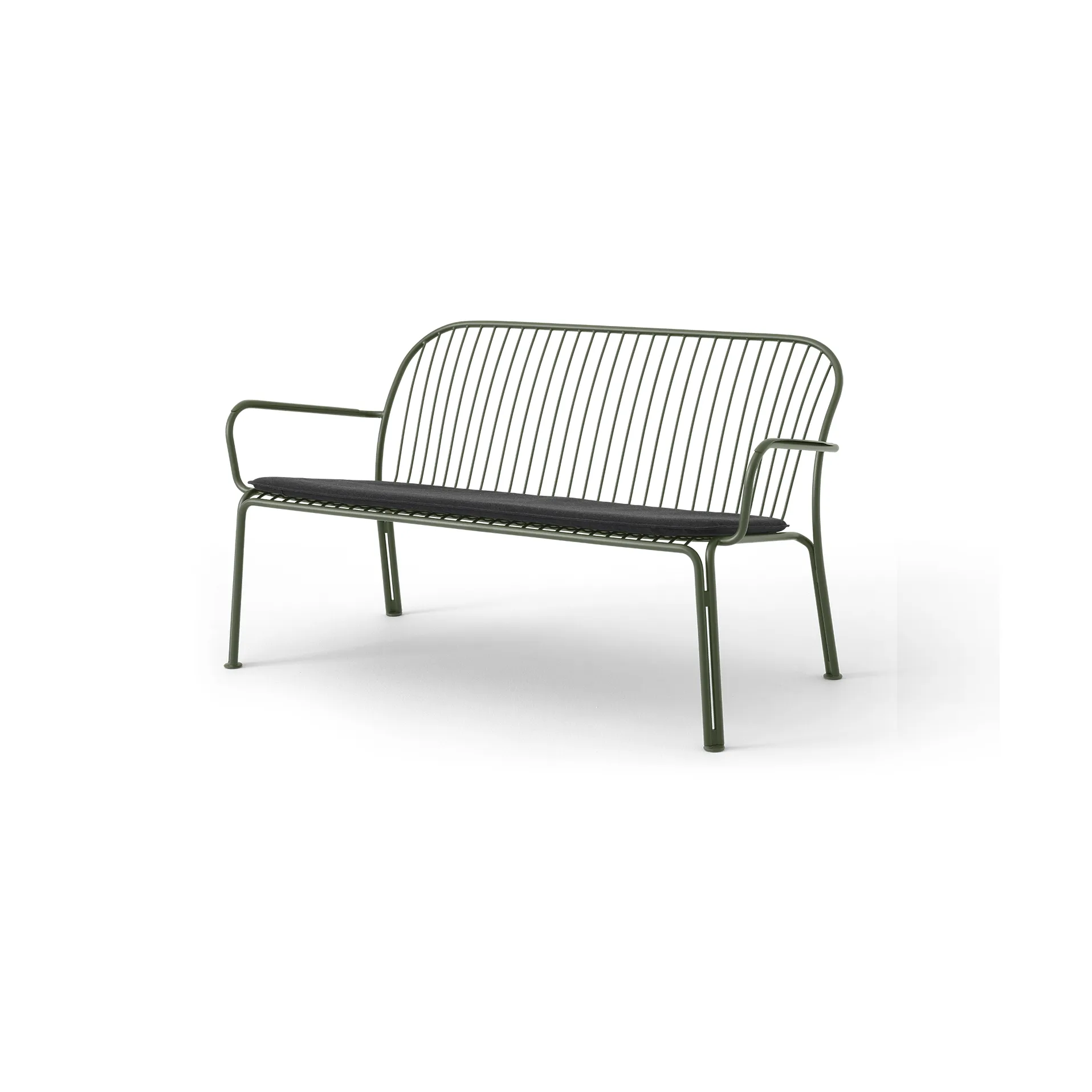 Divano lounge Thorvald SC110, Bronze green, 143 cm &Tradition
