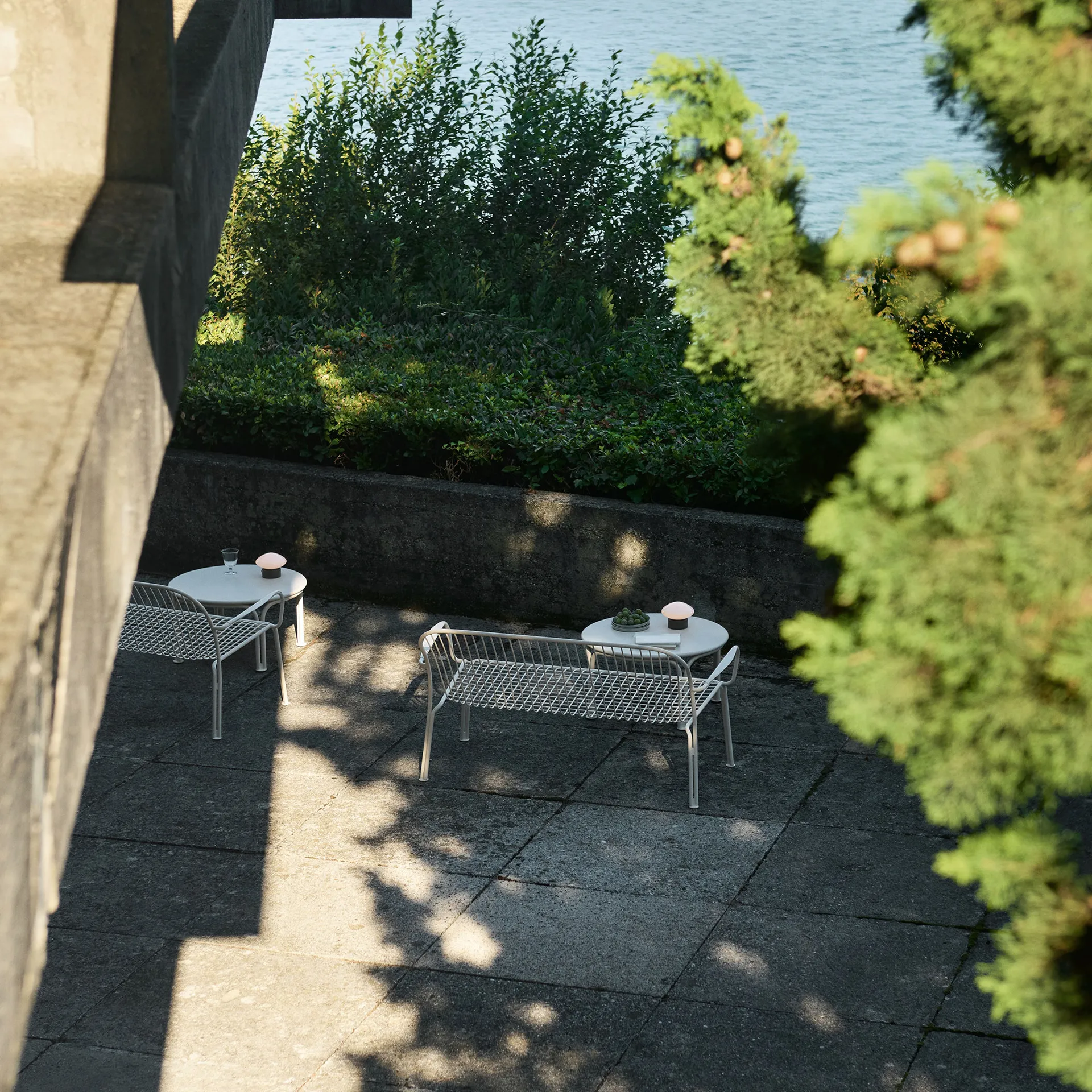 Divano lounge Thorvald SC110, Ivory, 143 cm &Tradition