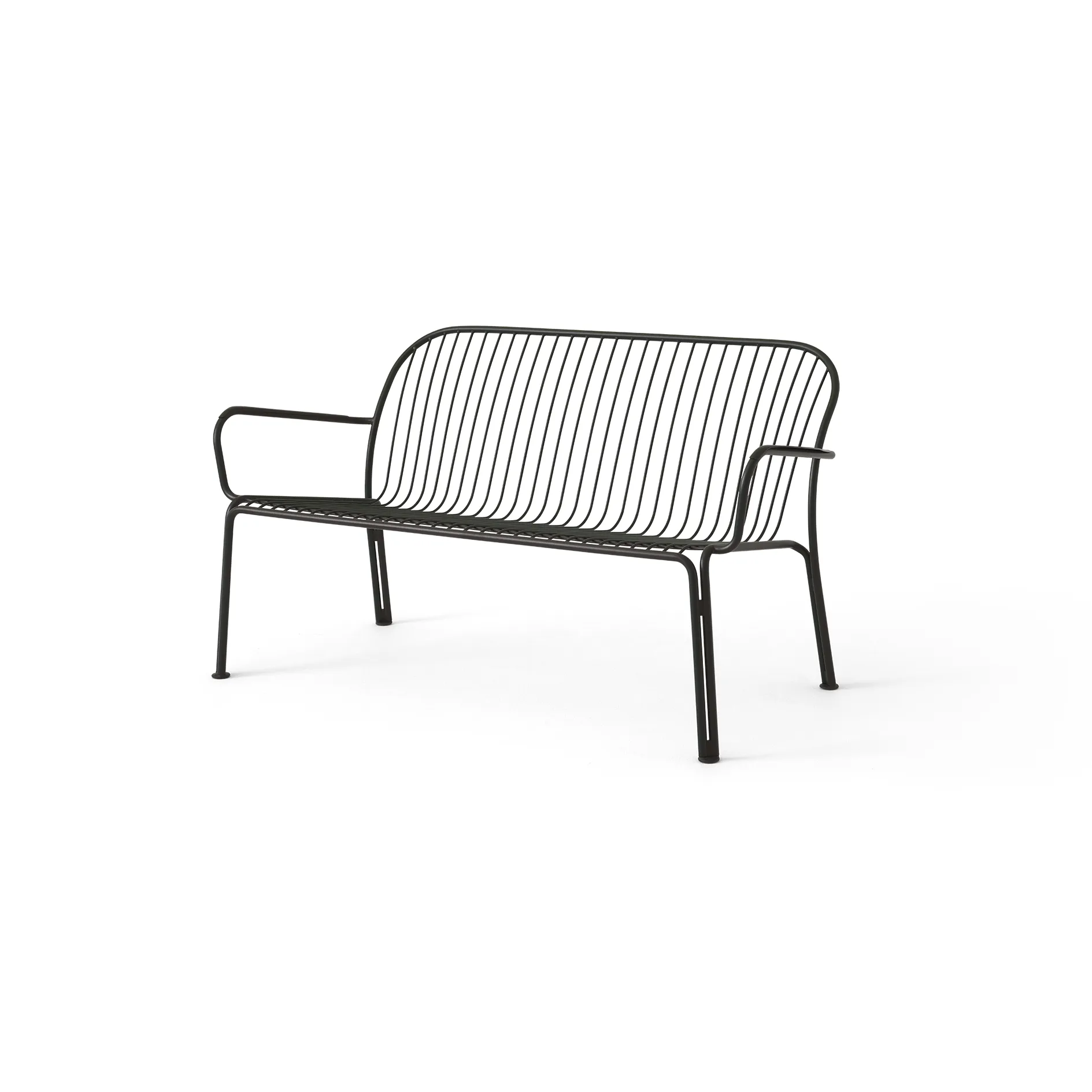 Divano lounge Thorvald SC110, Warm black, 143 cm &Tradition
