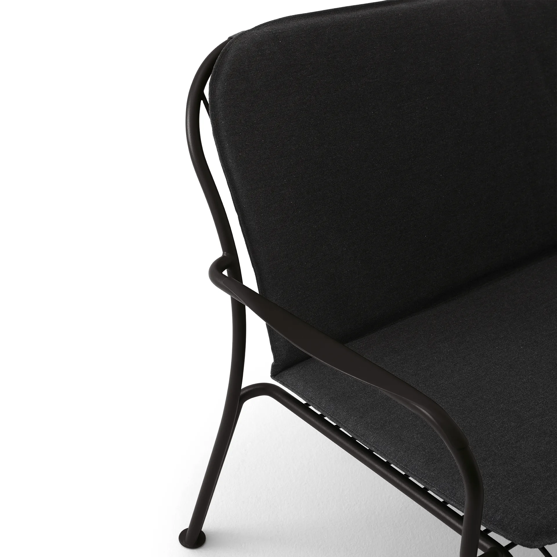 Divano lounge Thorvald SC110, Warm black, 143 cm &Tradition