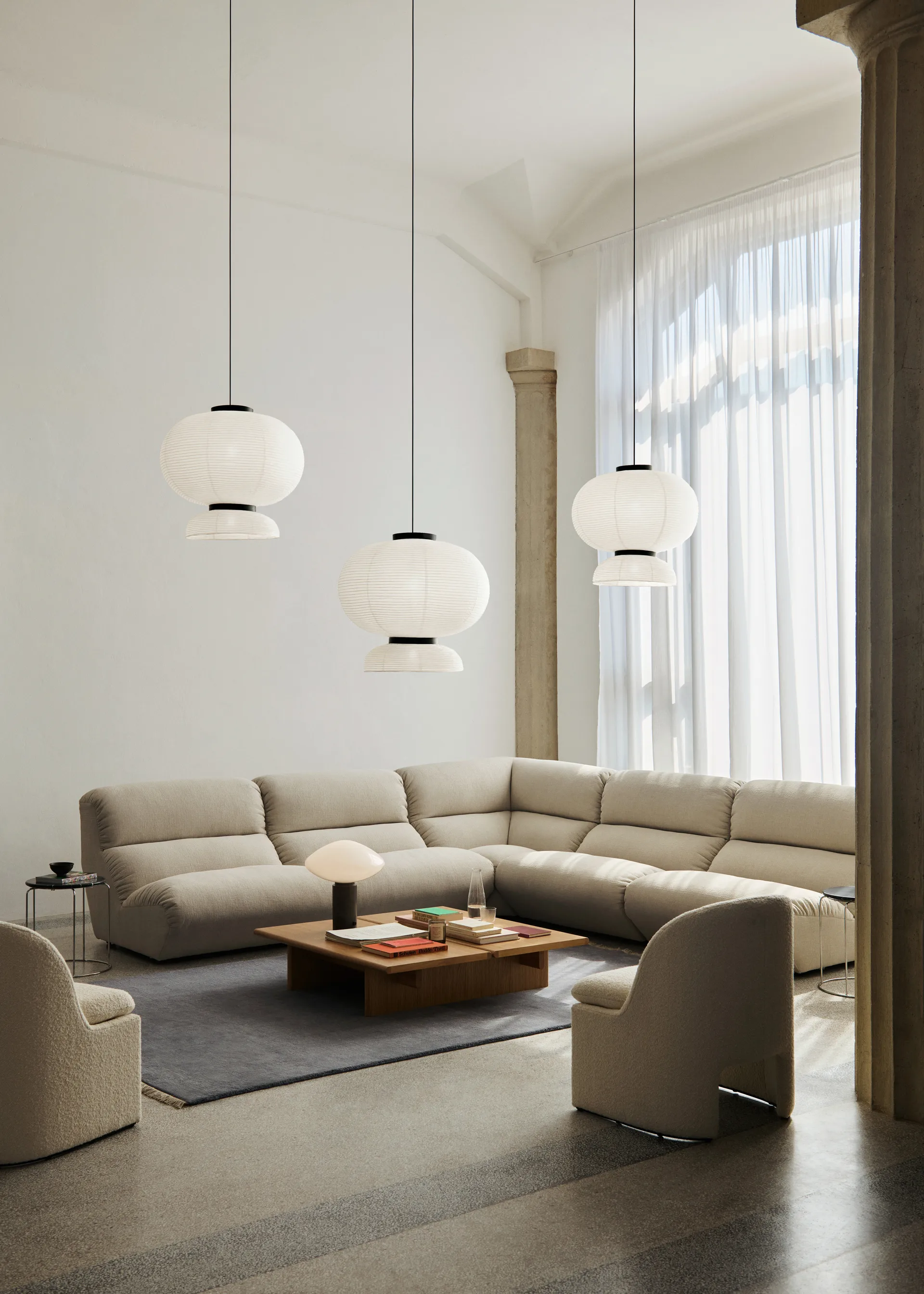 Divano modulare Hi Lo configurazione G Grain 61229,  &Tradition