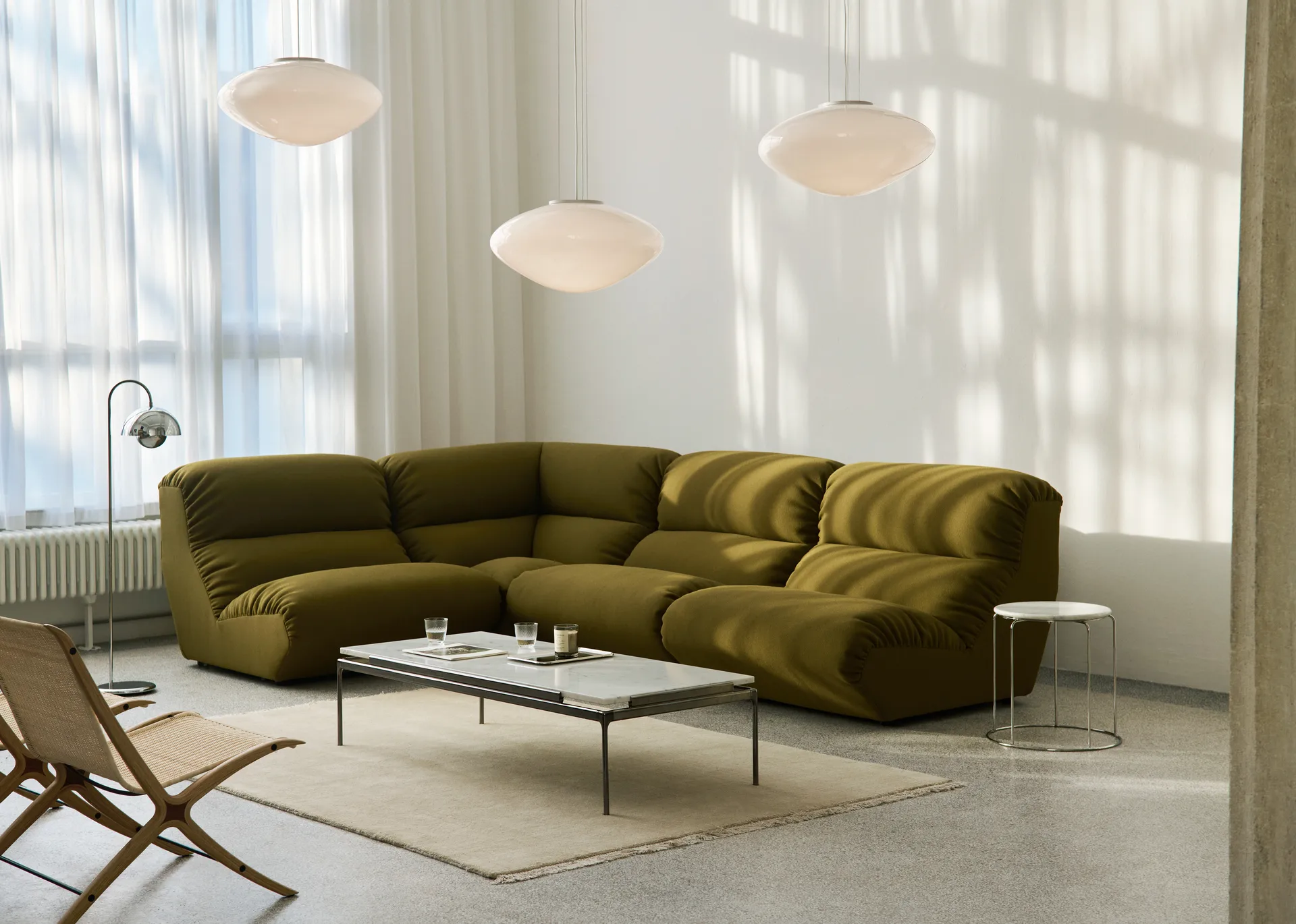 Divano modulare Hi Lo configurazione G Mylla 0971,  &Tradition