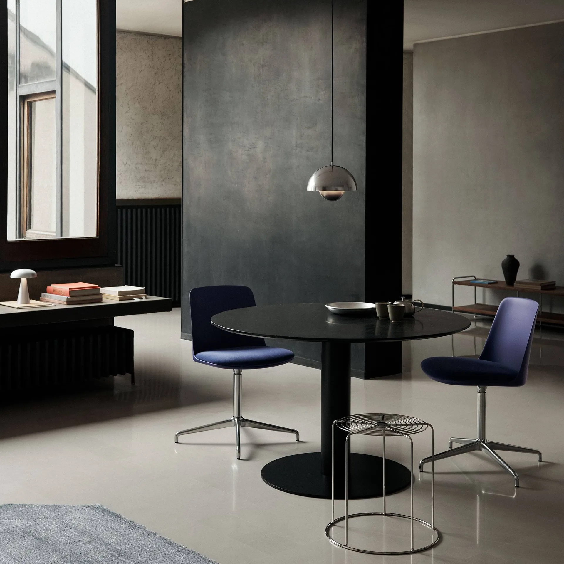 Flowerpot VP1 sospensione Anniversary Edition, Peltro &Tradition