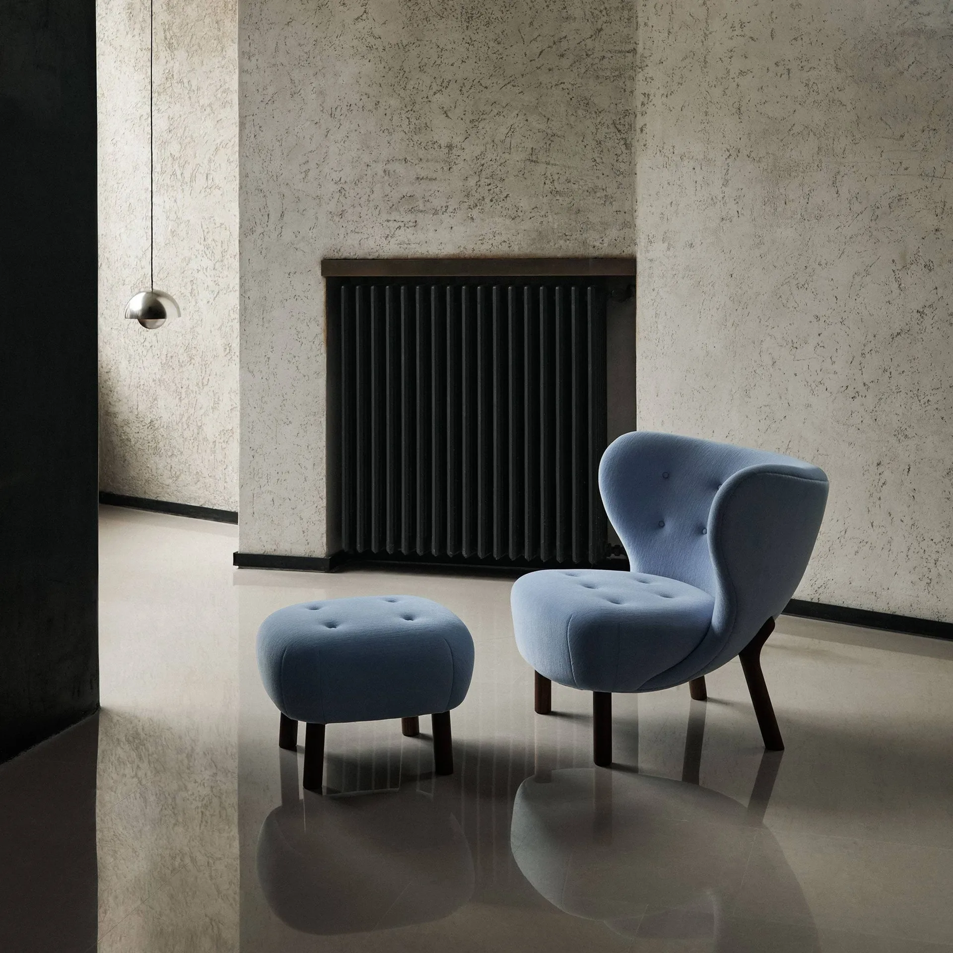 Flowerpot VP1 sospensione Anniversary Edition, Peltro &Tradition
