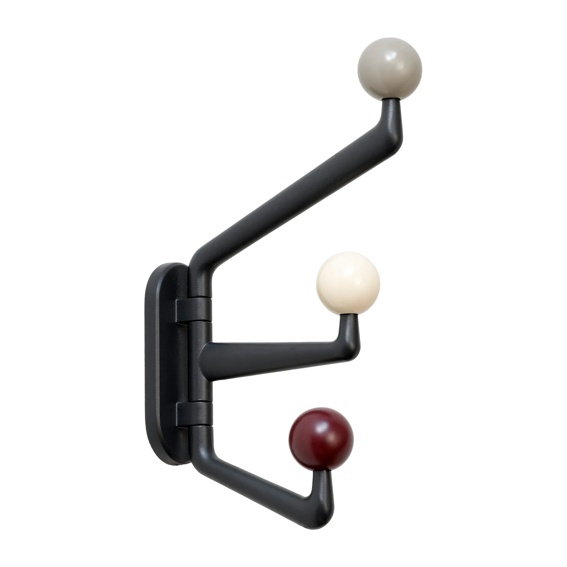 Gancio piccolo a 3 braccia Capture SC74 , Grafite-multicolore &Tradition