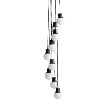 Lampada a sospensione Mass Light NA6 - Marmo nero/bianco, nero marquina - &Tradition