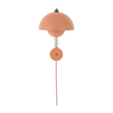 Lampada da parete FlowerPot VP8 - Beige rosso - &Tradition