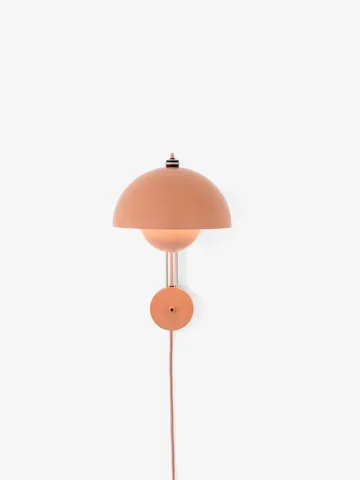 Lampada da parete FlowerPot VP8 - Beige rosso - &Tradition