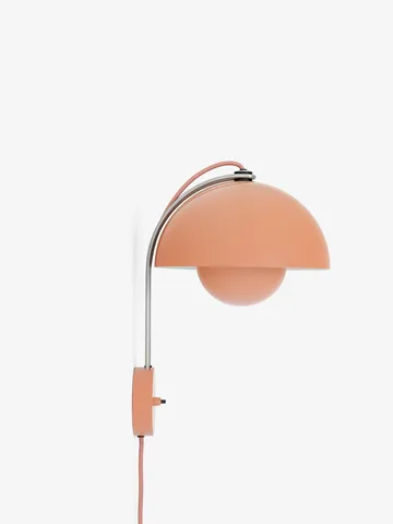 Lampada da parete FlowerPot VP8 - Beige rosso - &Tradition
