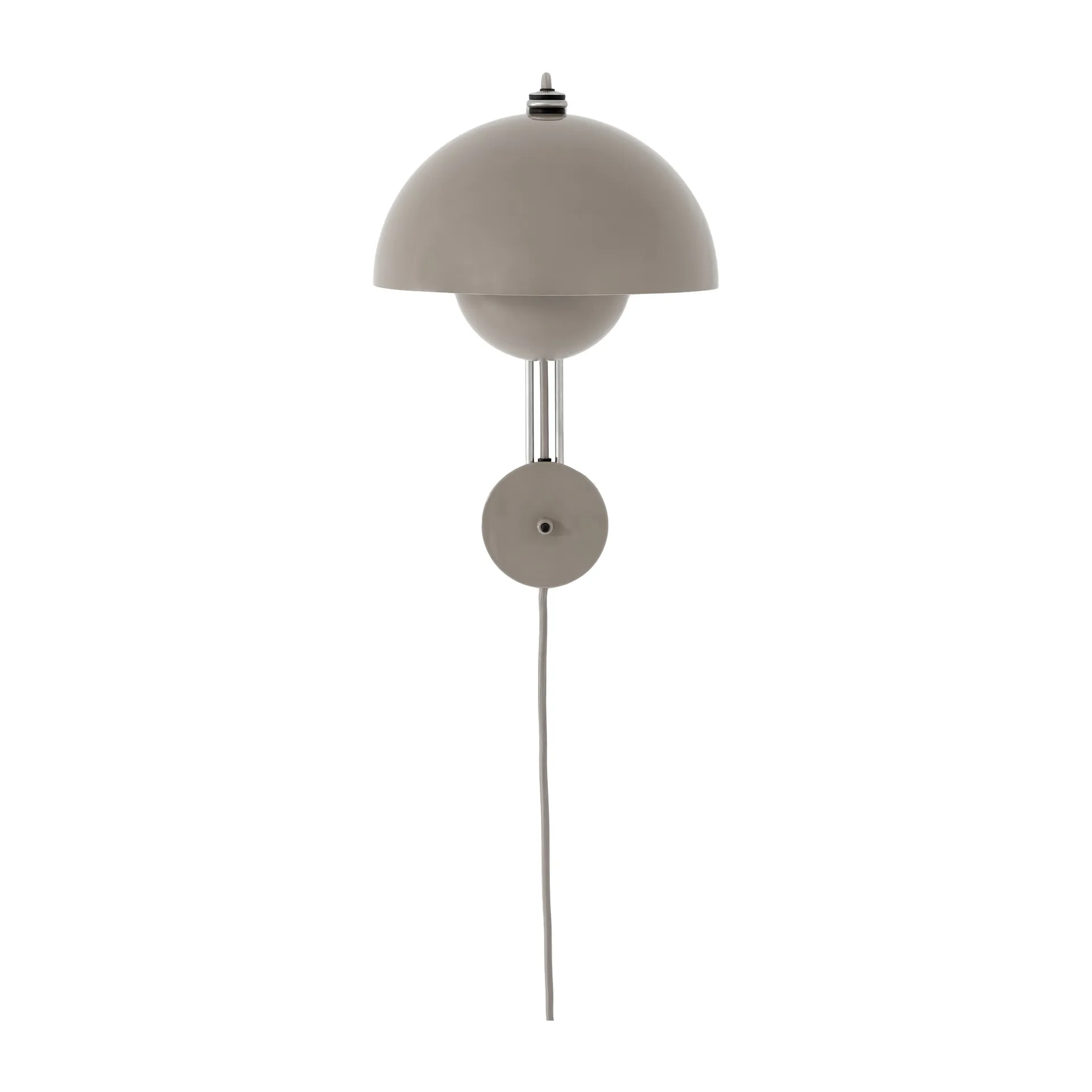 Lampada da parete FlowerPot VP8, Grigio beige &Tradition