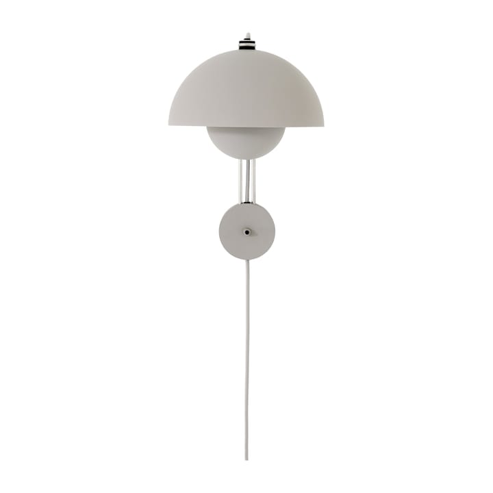Lampada da parete FlowerPot VP8 - Matte light-grey - &Tradition