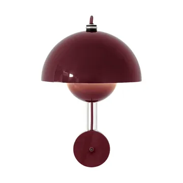 Lampada da parete FlowerPot VP8 - Prugna scuro - &Tradition