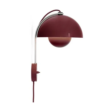 Lampada da parete FlowerPot VP8 - Prugna scuro - &Tradition