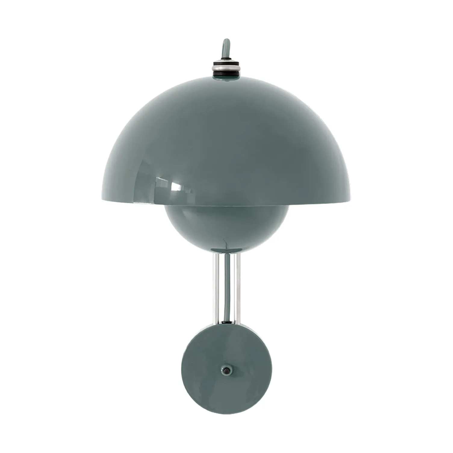 Lampada da parete FlowerPot VP8, Stone blue &Tradition
