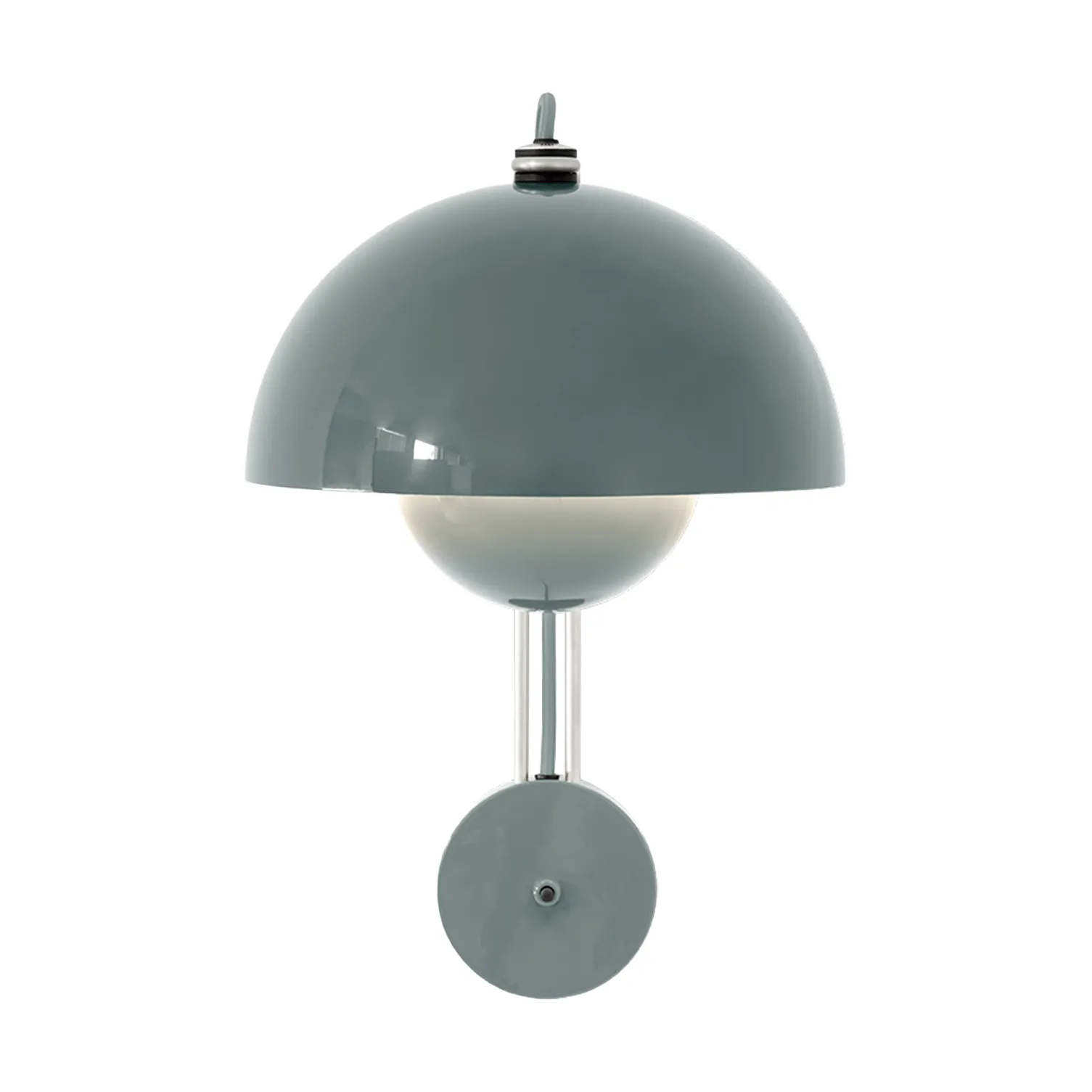 Lampada da parete FlowerPot VP8, Stone blue &Tradition