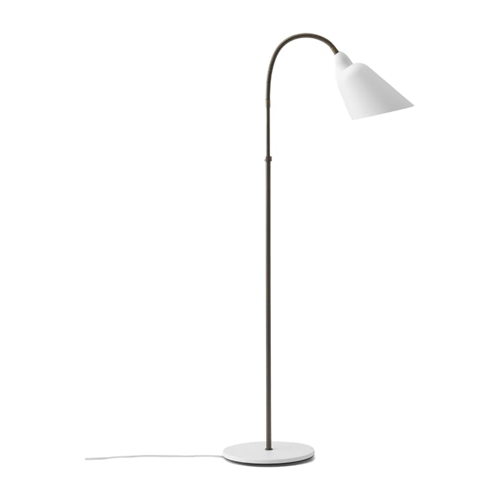 Lampada da pavimento Bellevue AJ7, edizione anniversario - Bianco, ottone bronzato - &Tradition