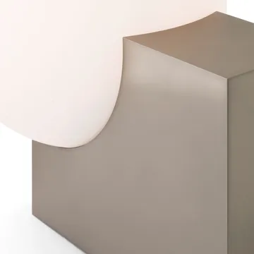 Lampada da pavimento Journey SHY4 - Acciaio spazzolato-vetro opalino - &Tradition