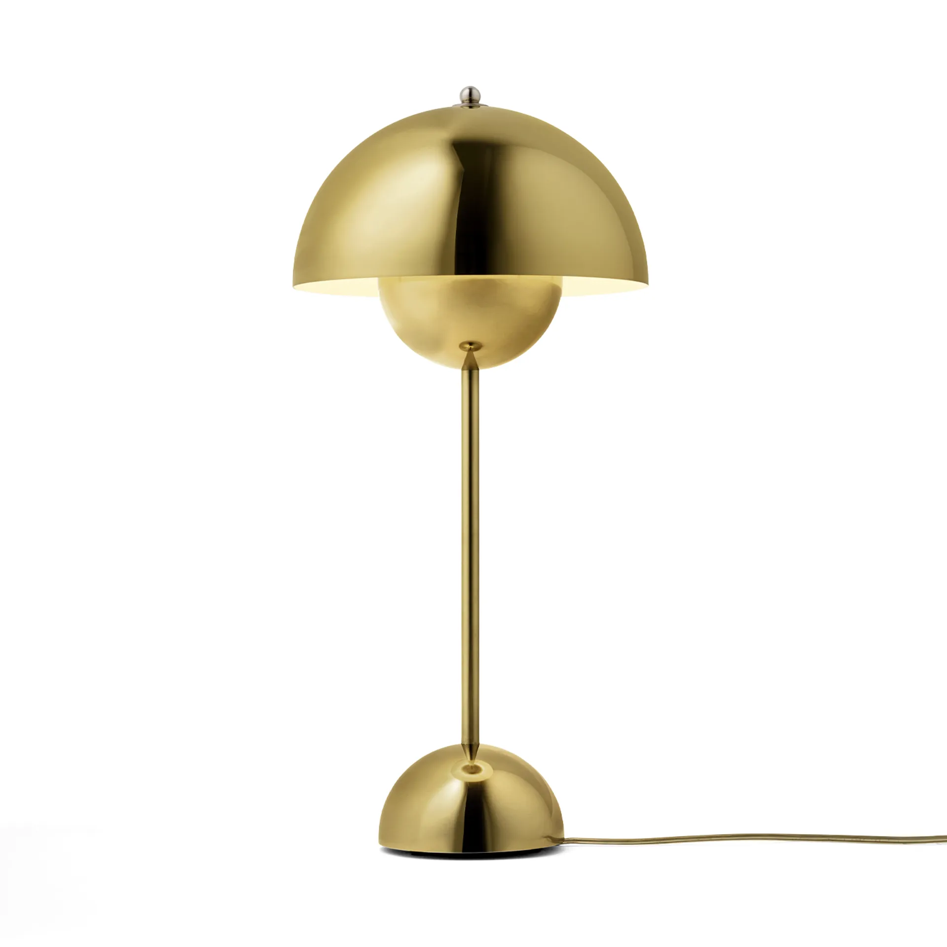 Lampada da tavolo FlowerPot VP3, Brass-plated &Tradition