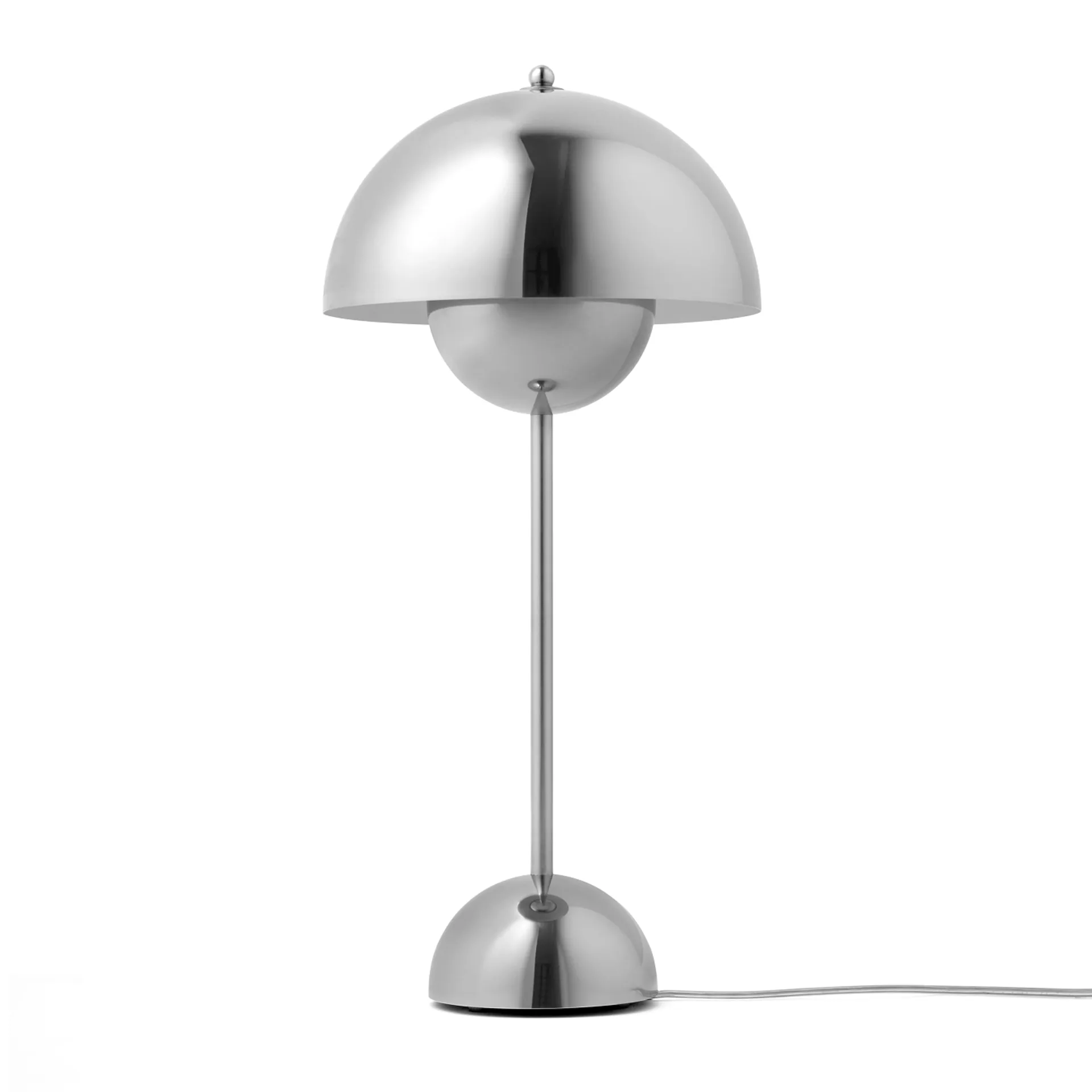 Lampada da tavolo FlowerPot VP3, Chrome-plated &Tradition
