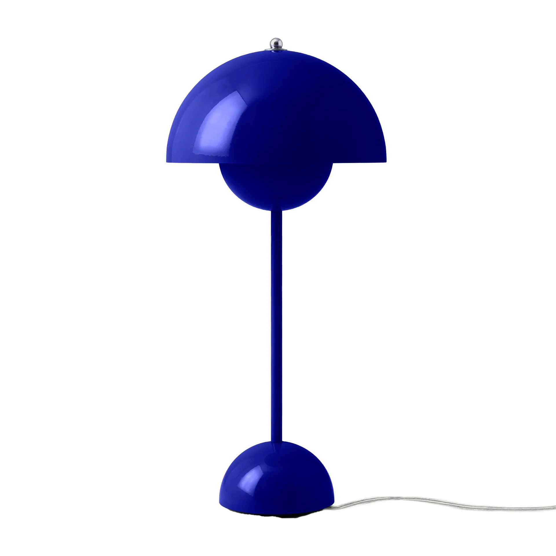 Lampada da tavolo FlowerPot VP3, Cobalt blue &Tradition