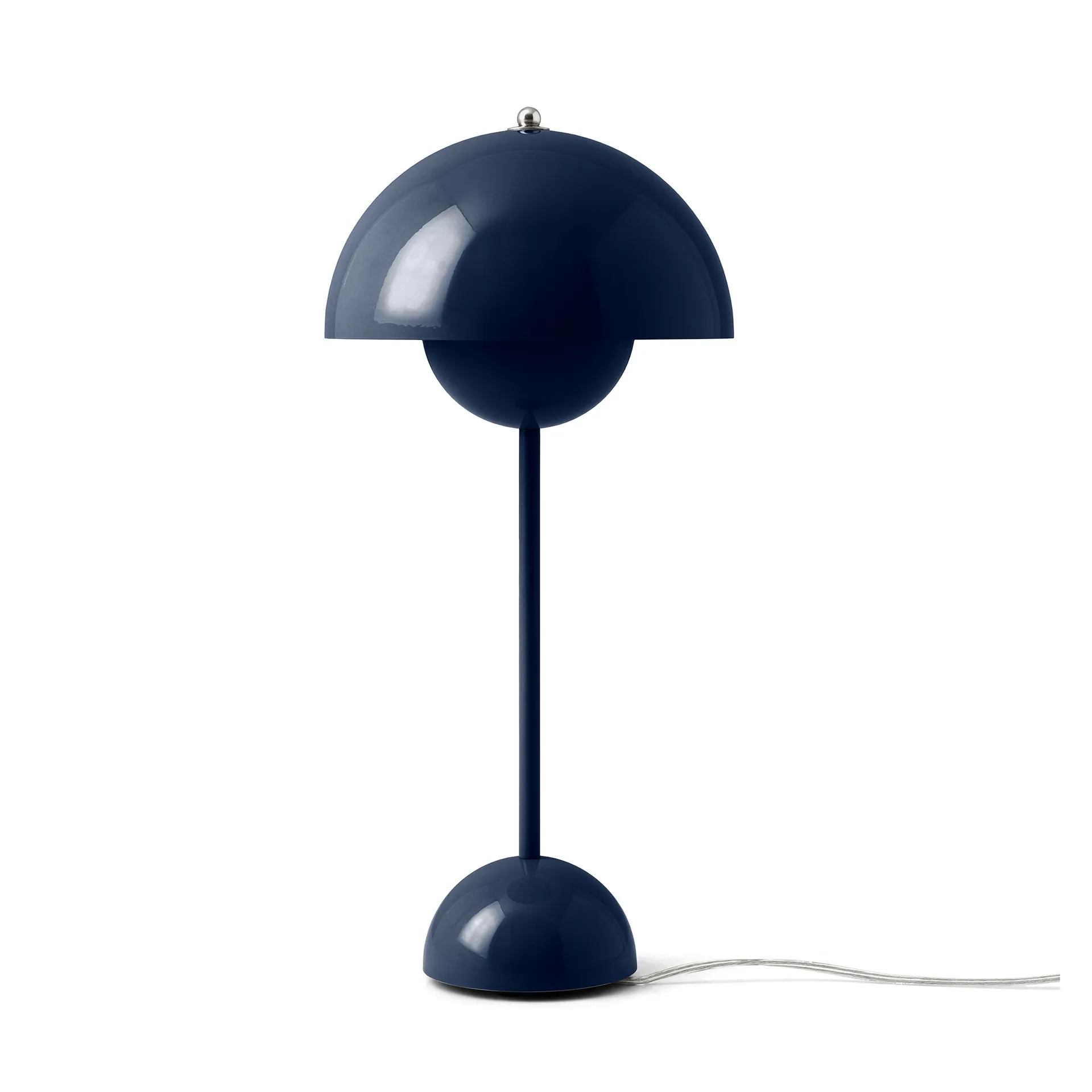 Lampada da tavolo FlowerPot VP3, Steel blue &Tradition