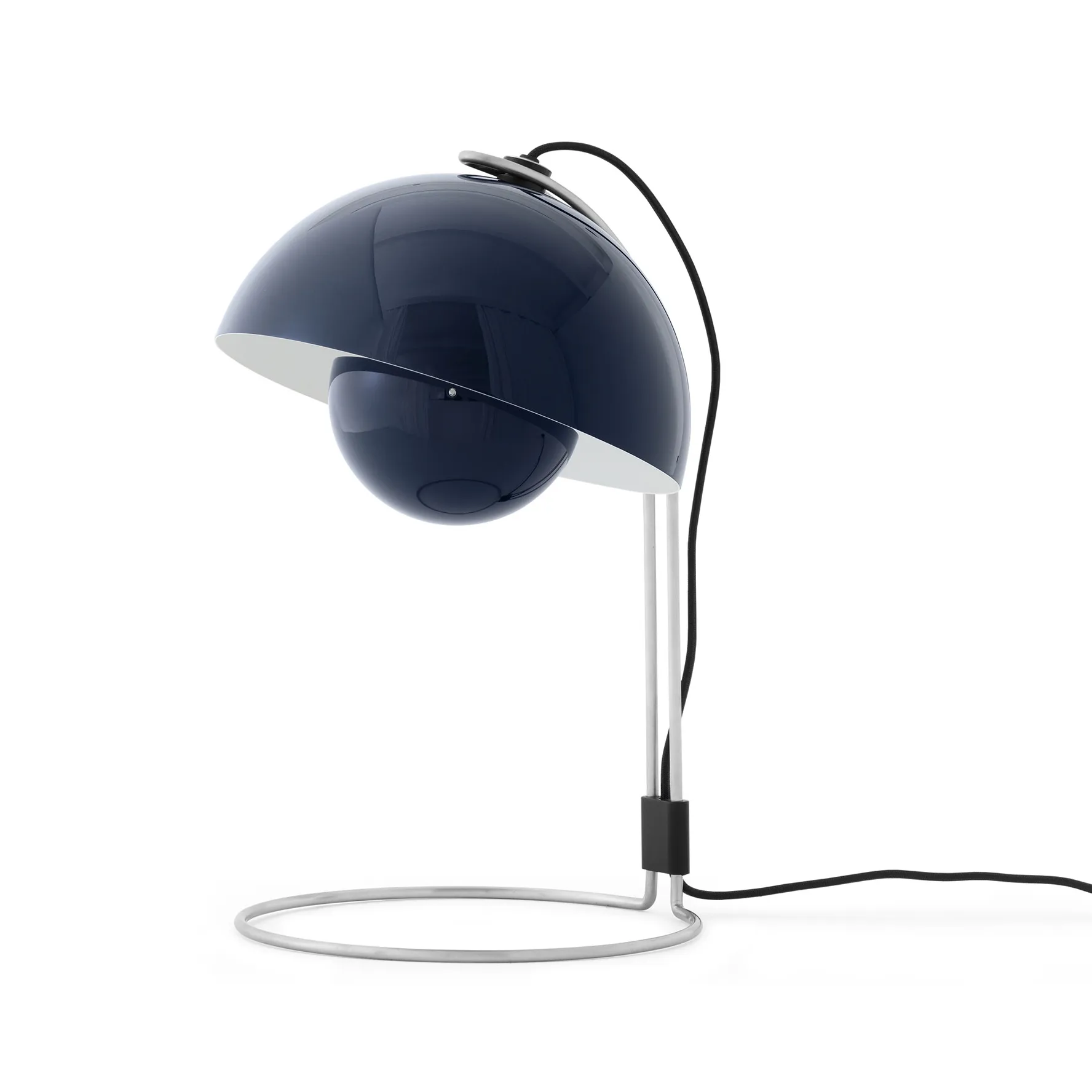 Lampada da tavolo FlowerPot VP4, Steel blue &Tradition