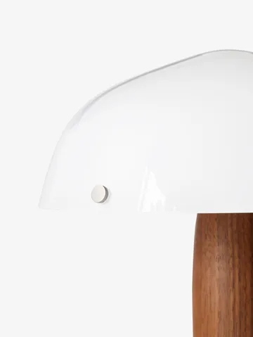 Lampada da tavolo Herman SHY3 - walnut & cream marble, cavo in tessuto - &Tradition