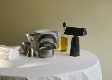 Lampada da tavolo portatile Caret MF1 - Antracite - &Tradition