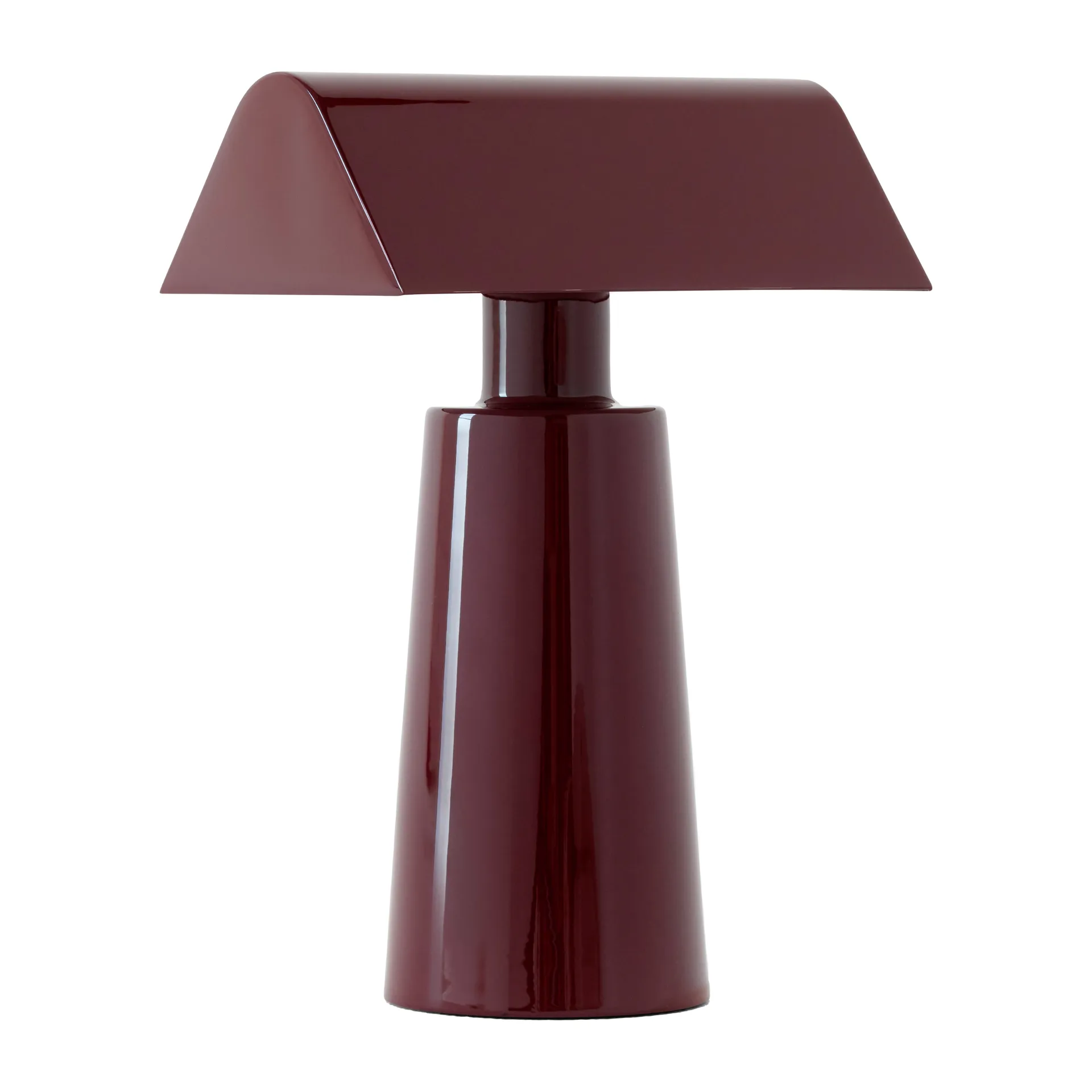 Lampada da tavolo portatile Caret MF1 
, Dark burgundy &Tradition