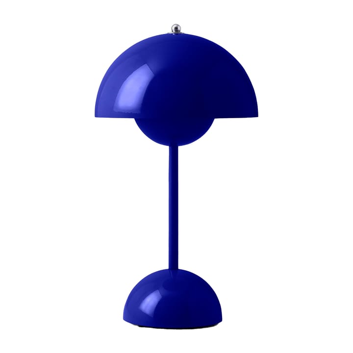 Lampada da tavolo portatile Flowerpot VP9 - Cobalt blue - &Tradition