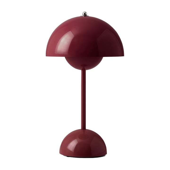 Lampada da tavolo portatile Flowerpot VP9 - Dark plum - &Tradition