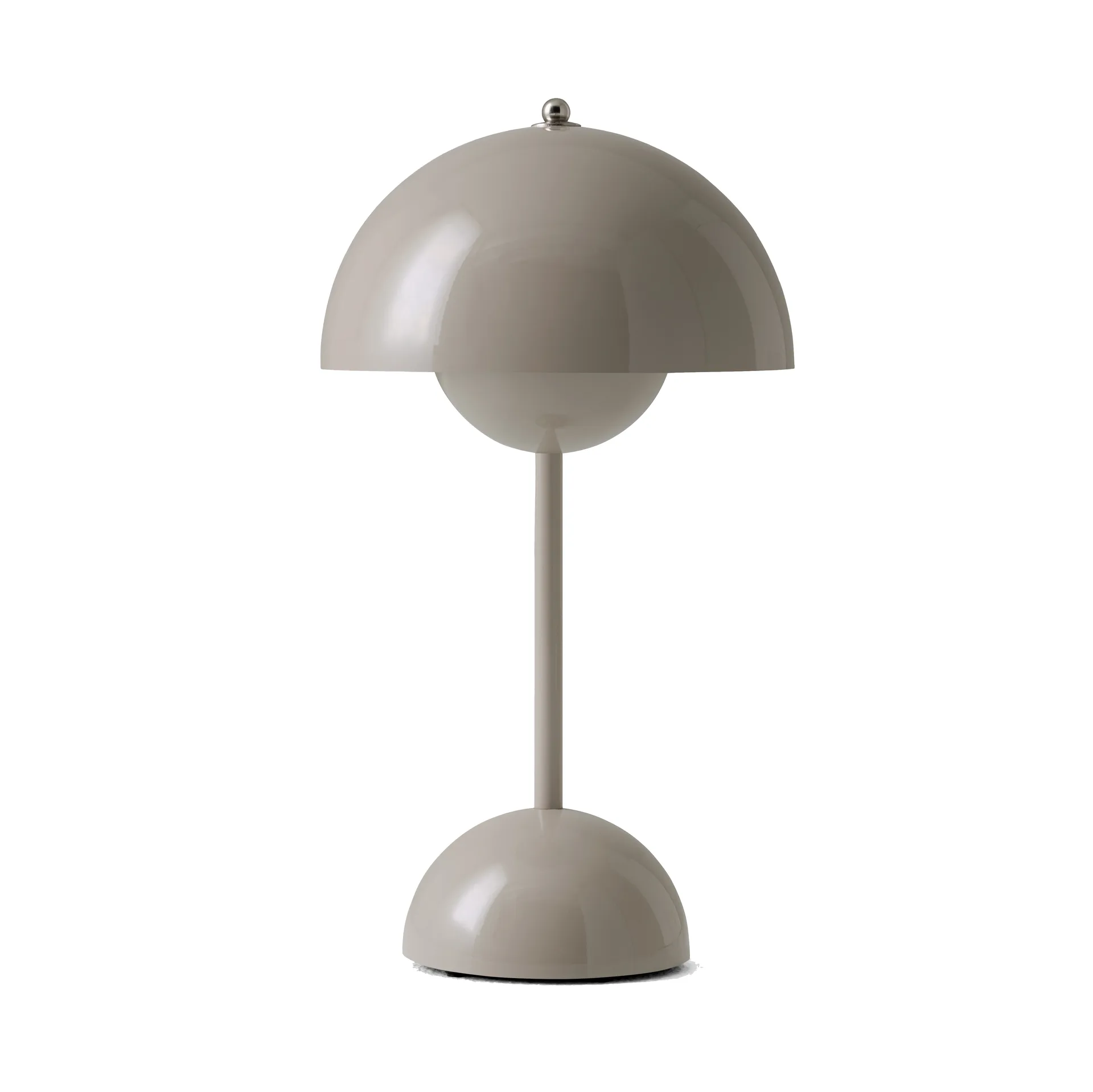 Lampada da tavolo portatile Flowerpot VP9, grigio beige &Tradition