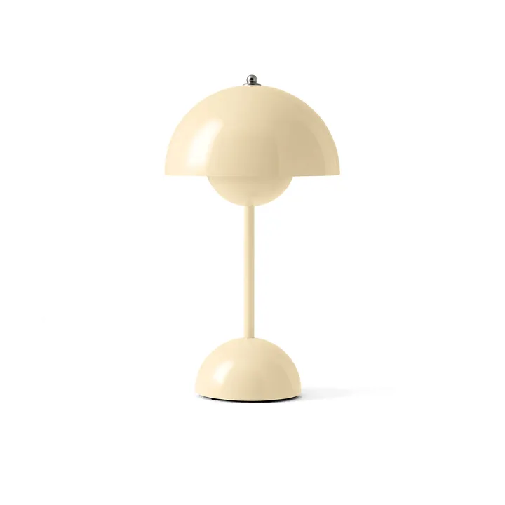 Lampada da tavolo portatile Flowerpot VP9 - Ivory - &Tradition