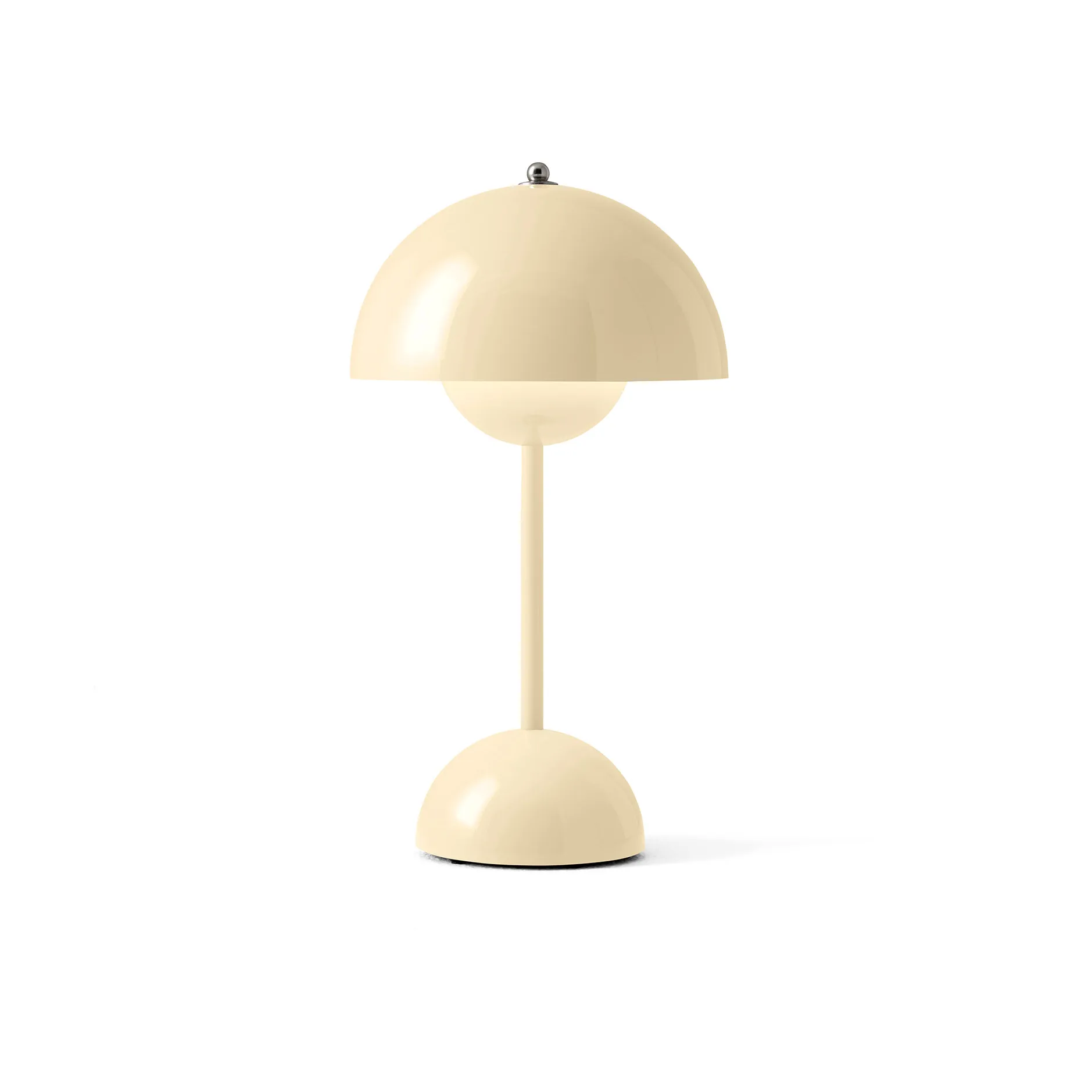 Lampada da tavolo portatile Flowerpot VP9, Ivory &Tradition