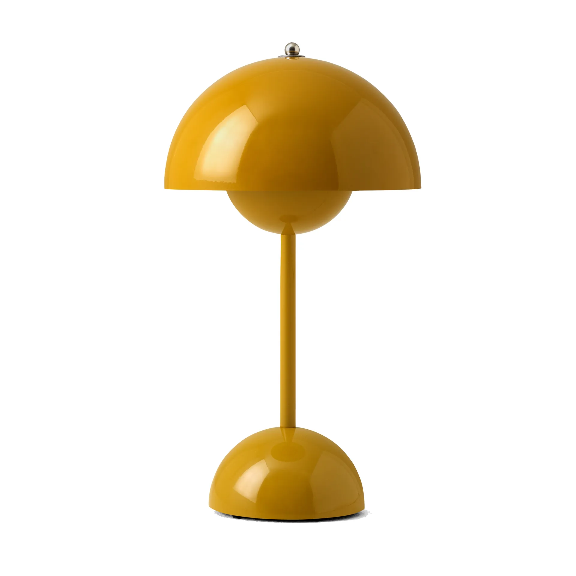 Lampada da tavolo portatile Flowerpot VP9, mustard &Tradition