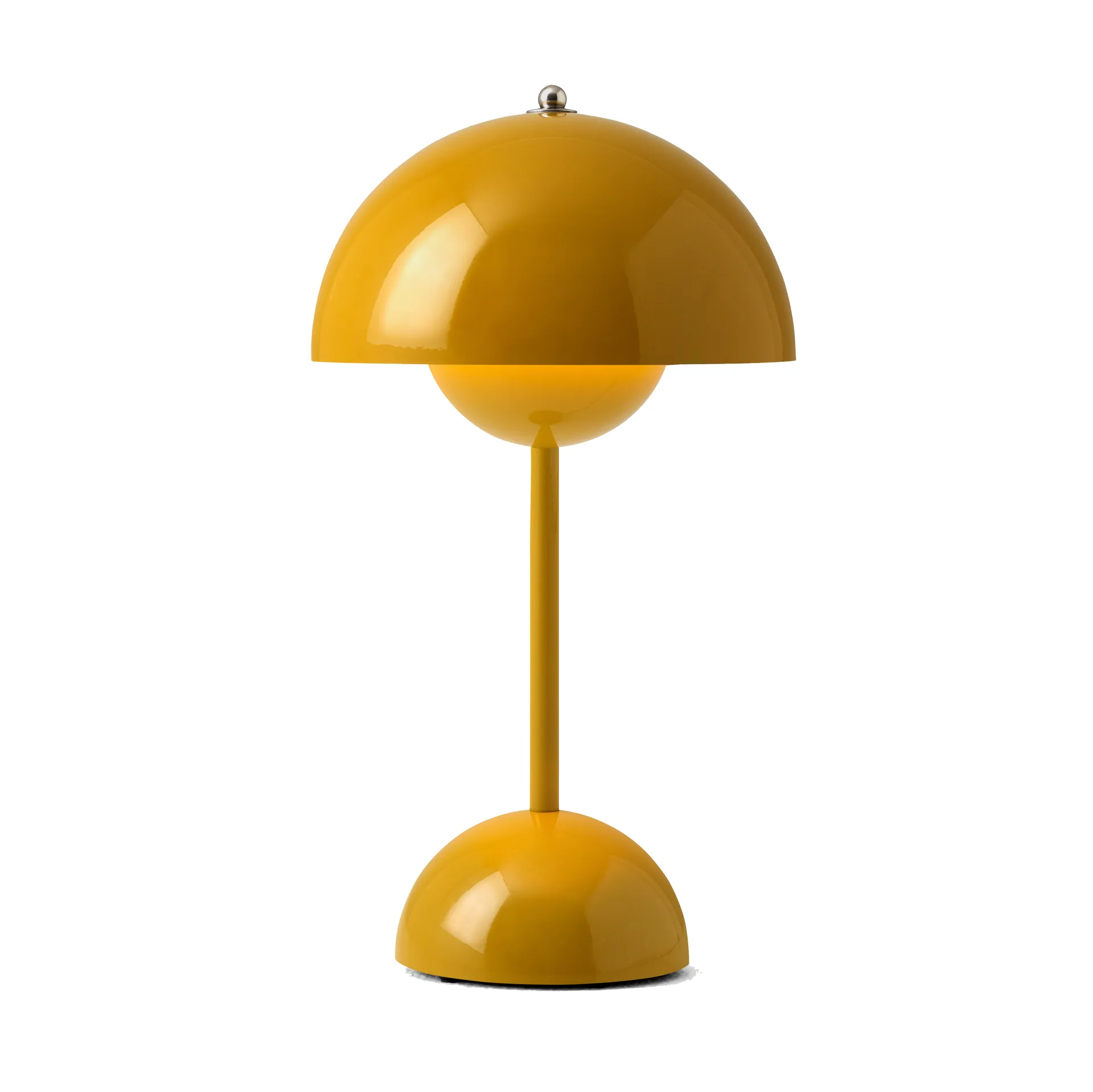 Lampada da tavolo portatile Flowerpot VP9, mustard &Tradition