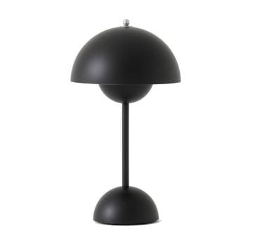 Lampada da tavolo portatile Flowerpot VP9 - nero opaco - &Tradition