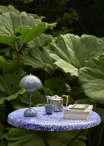 Lampada da tavolo portatile Flowerpot VP9 - Stone blue - &Tradition